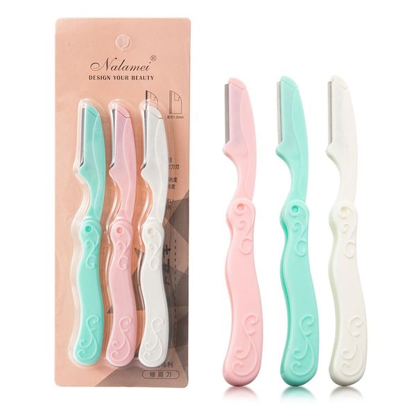 3pcs/set foldable facial eyebrow trimmer armpit hair razor beauty face eye brow shaper shaver stainless steel blades makeup tool 1269
3pcs/set foldable facial eyebrow trimmer armpit hair razor beauty face eye brow shaper shaver stainless steel blades makeup tool 1269