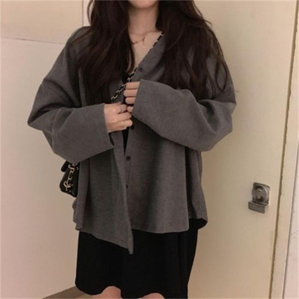 women's knits & tees cardigan women simple sweater knit solid spring fashion button minimalist casual streetwear all-match clothing h97, White
women's knits & tees cardigan women simple sweater knit solid spring fashion button minimalist casual streetwear all-match clothing h97, White