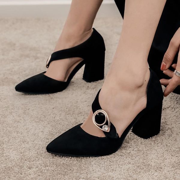 dress shoes plus size 34-46 fashion high heels est women pumps summer thick heel comfortable crystal wedding party shoe, Black
dress shoes plus size 34-46 fashion high heels est women pumps summer thick heel comfortable crystal wedding party shoe, Black