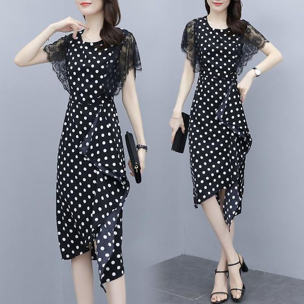 casual dresses plus size dress women vestido de mulher korean style summer sundress dot bodycon luxurious robe femme, Black;gray
casual dresses plus size dress women vestido de mulher korean style summer sundress dot bodycon luxurious robe femme, Black;gray