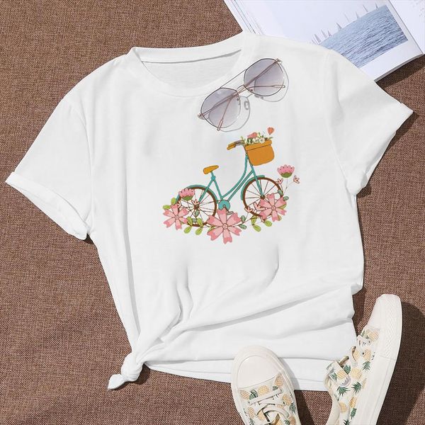 and women summer modern men t shirt exquisite kawaii girl bicycle printed breathable aesthetic hipster, White;black
and women summer modern men t shirt exquisite kawaii girl bicycle printed breathable aesthetic hipster, White;black