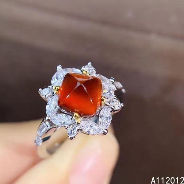 fine jewelry s925 sterling silver inlaid natural gemstone garnet girl vintage ring support test chinese style cluster rings, Golden;silver
fine jewelry s925 sterling silver inlaid natural gemstone garnet girl vintage ring support test chinese style cluster rings, Golden;silver
