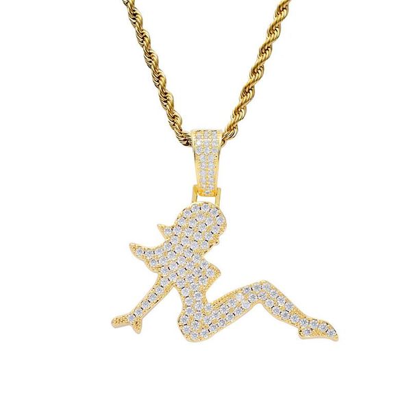 hip hop iced out mermaid pendant necklace pave cubic zircon charm party jewelry for women valentine's gift necklaces, Silver
hip hop iced out mermaid pendant necklace pave cubic zircon charm party jewelry for women valentine's gift necklaces, Silver
