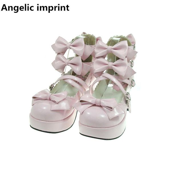 dress shoes angelic imprint woman mori girl lolita cosplay lady thick heels pumps women princess platforms 33-47 bowtie, Black
dress shoes angelic imprint woman mori girl lolita cosplay lady thick heels pumps women princess platforms 33-47 bowtie, Black