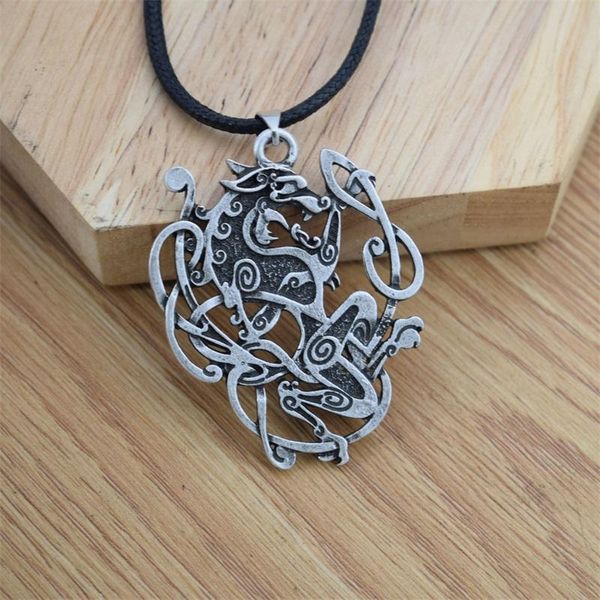 pendant necklaces norse viking mythology celtic dragon pendants fashion men boys jewelry, Silver
pendant necklaces norse viking mythology celtic dragon pendants fashion men boys jewelry, Silver