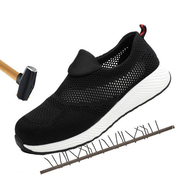 boots safety shoes for men women anti-smashing anti-piercing work protective summer lightweight single mesh sneakers sandals, Black
boots safety shoes for men women anti-smashing anti-piercing work protective summer lightweight single mesh sneakers sandals, Black