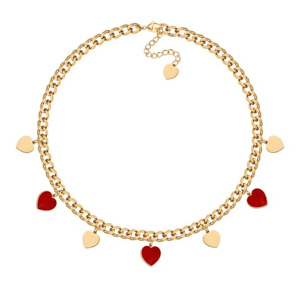 chokers heart necklace for women, love pendant, stainless steel curb chain jewelry gift mum wife girlfriend, Golden;silver
chokers heart necklace for women, love pendant, stainless steel curb chain jewelry gift mum wife girlfriend, Golden;silver