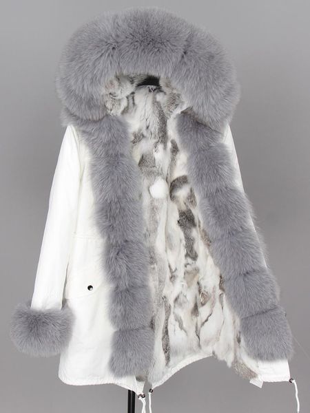 women's fur & faux libieliy nice winter jackets natural white cotton jacket female park, Black
women's fur & faux libieliy nice winter jackets natural white cotton jacket female park, Black