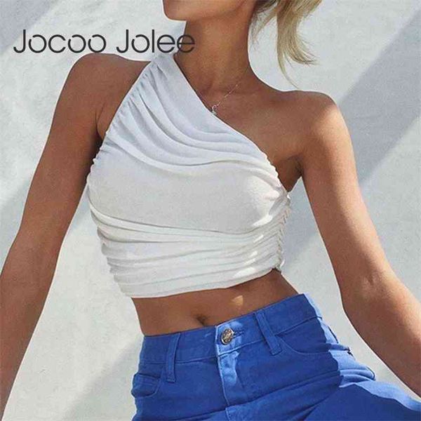 women one shoulder ruched corset tanks casual solid sleeveless cropped elegant party pleated vest tunic 210416, White
women one shoulder ruched corset tanks casual solid sleeveless cropped elegant party pleated vest tunic 210416, White