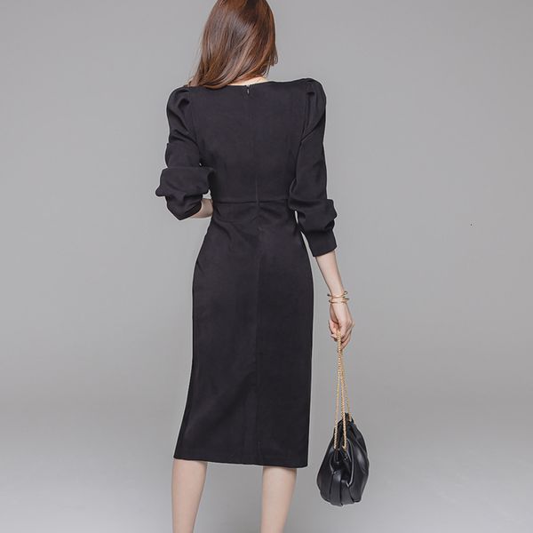 dresses autumn korea fashion women pure color temperament v-neck long sleeve wrapped hip slim office casual ladies, Black;gray
dresses autumn korea fashion women pure color temperament v-neck long sleeve wrapped hip slim office casual ladies, Black;gray