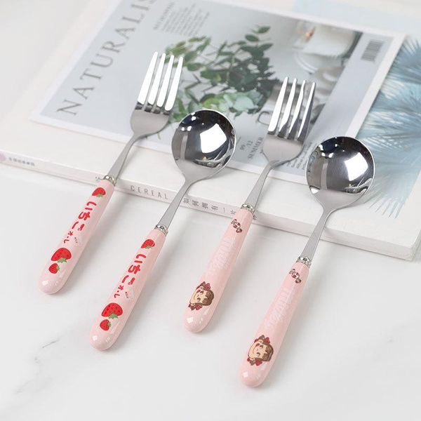 japanese milk girl spoon ceramic handle 304 stainless steel heart coffee rice mixing fruit fork dinnerware sets
japanese milk girl spoon ceramic handle 304 stainless steel heart coffee rice mixing fruit fork dinnerware sets