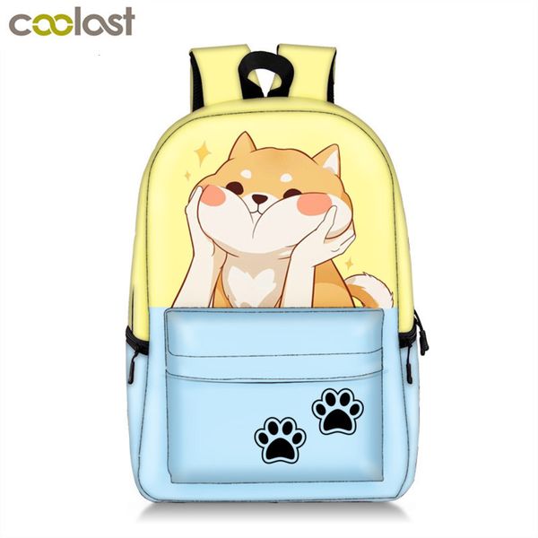 designer schoolbagfunny dog shiba inu / husky backpack for teenager girls cartoon cat luna / bear book bag children school bags women backpa
designer schoolbagfunny dog shiba inu / husky backpack for teenager girls cartoon cat luna / bear book bag children school bags women backpa
