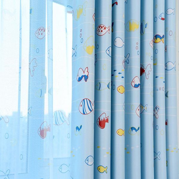 curtain & drapes modern simple childlike high shading cloth exquisite small fish printed underwater world for living room bedroom
curtain & drapes modern simple childlike high shading cloth exquisite small fish printed underwater world for living room bedroom