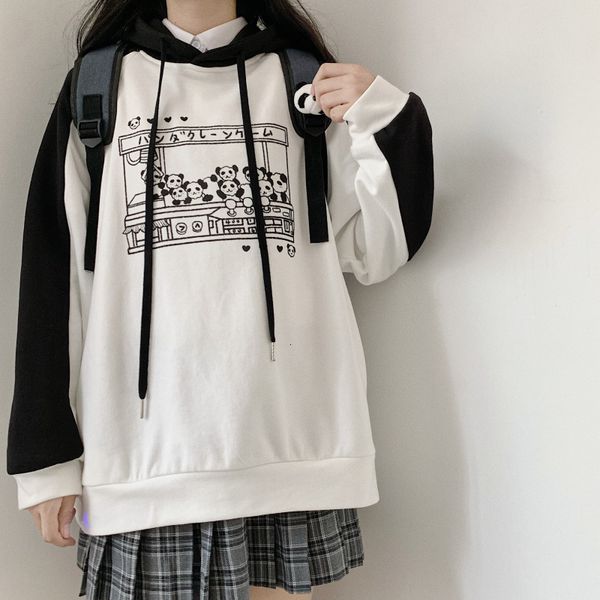 japanese cute panda women white sweatshirt harajuku kawaii cartoon cat sweet girl hooded hoodies korea oversized female pullover, Black
japanese cute panda women white sweatshirt harajuku kawaii cartoon cat sweet girl hooded hoodies korea oversized female pullover, Black
