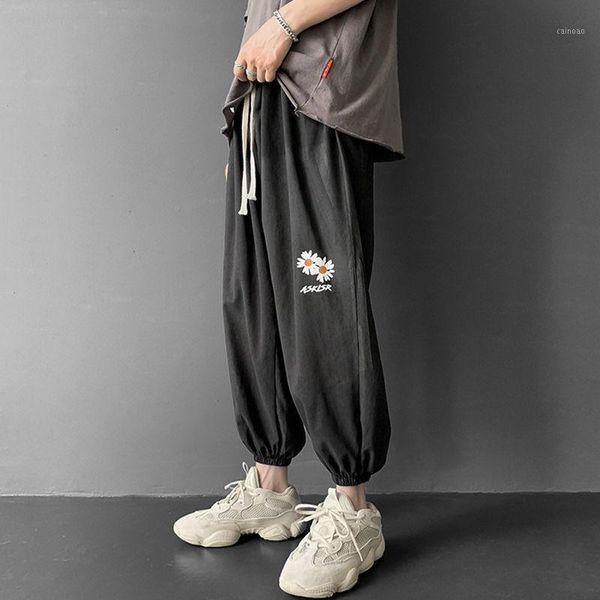 men's pants korean fashion loose legged in summer little daisy harbor brand versatile sports 9 points, Black
men's pants korean fashion loose legged in summer little daisy harbor brand versatile sports 9 points, Black