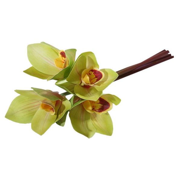 decorative flowers & wreaths cymbidium orchid artificial bouquet fake for home table room tools
decorative flowers & wreaths cymbidium orchid artificial bouquet fake for home table room tools