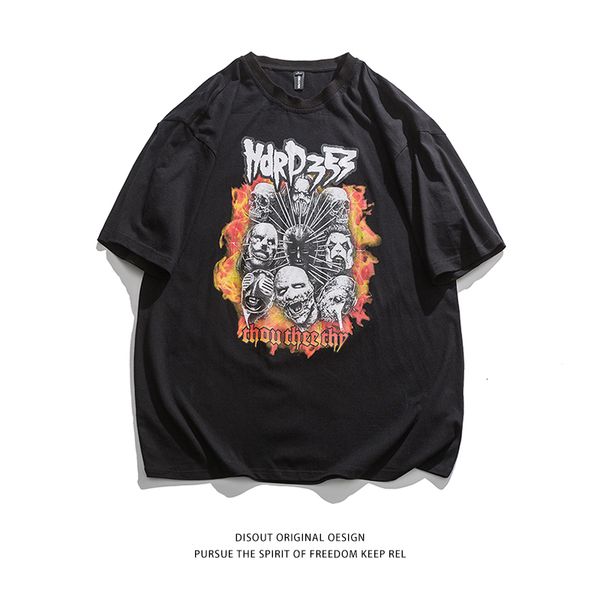 men's t-shirts 2021 t shirt skeleton t- punk rock t print oversized t vintage clothing summer black plus size hb06, White;black 
men's t-shirts 2021 t shirt skeleton t- punk rock t print oversized t vintage clothing summer black plus size hb06, White;black