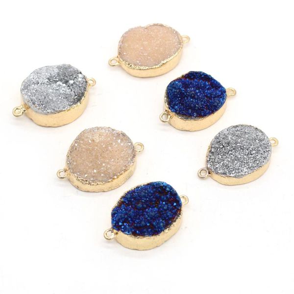 charms natural semi-precious stone crystal bud egg-shaped connector for jewelry making diy necklace pendant accessories 20x30mm, Bronze;silver
charms natural semi-precious stone crystal bud egg-shaped connector for jewelry making diy necklace pendant accessories 20x30mm, Bronze;silver