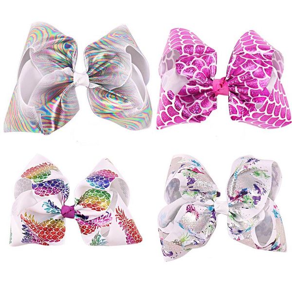 2022 new baby 8 inch big mermaid hair ombre hair bow on clip scale hair clip for kid girl, Slivery;white
2022 new baby 8 inch big mermaid hair ombre hair bow on clip scale hair clip for kid girl, Slivery;white