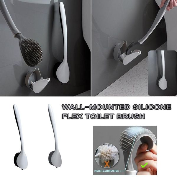 toilet brush wall-mounted silicone retractable no dead end cleaning set wc accessories brushes bath accessory
toilet brush wall-mounted silicone retractable no dead end cleaning set wc accessories brushes bath accessory