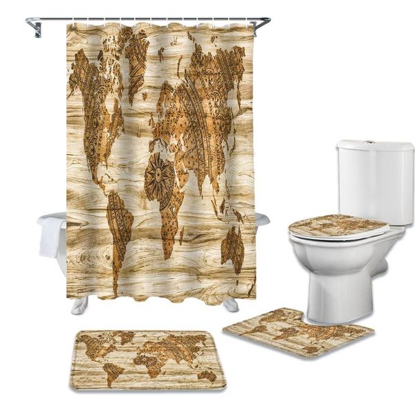 shower curtains wood grain vintage bathroom non-slip mat set waterproof curtain rug lid toilet cover bath rugs
shower curtains wood grain vintage bathroom non-slip mat set waterproof curtain rug lid toilet cover bath rugs