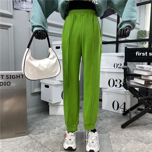 letter casual sports pants women loose-fitting autumn and winter plus velvet slim 1104 women's & capris, Black;white
letter casual sports pants women loose-fitting autumn and winter plus velvet slim 1104 women's & capris, Black;white