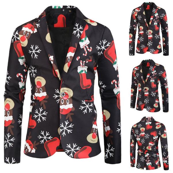 men's jackets christmas snowman cartoon printed suit autumn and winter warm fashion lapel button long sleeve casual jacket, Black;brown
men's jackets christmas snowman cartoon printed suit autumn and winter warm fashion lapel button long sleeve casual jacket, Black;brown