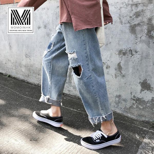 wholesale 2021 all-match wide-legged pants vibrato brand nine-point loose-fit jeans men's straight hip-hop daddy harem, Blue
wholesale 2021 all-match wide-legged pants vibrato brand nine-point loose-fit jeans men's straight hip-hop daddy harem, Blue