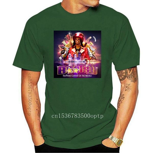 men's t-shirts bootsy collins t shirt, White;black