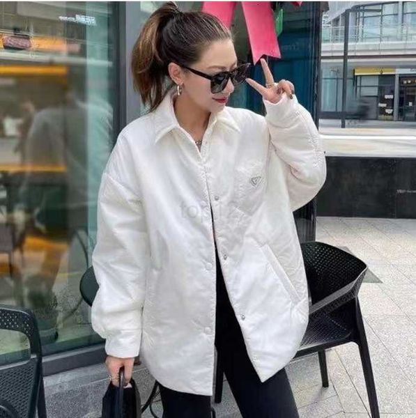 designer triangle pure white nylon fabric women's jacket simple fashion jackets, Black;brown
designer triangle pure white nylon fabric women's jacket simple fashion jackets, Black;brown