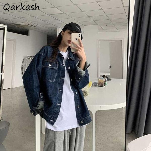 women's jackets basic women navy fashion all-match spring outerwear casual daily single breasted loose vintage denim ropa para mujer, Black;brown
women's jackets basic women navy fashion all-match spring outerwear casual daily single breasted loose vintage denim ropa para mujer, Black;brown
