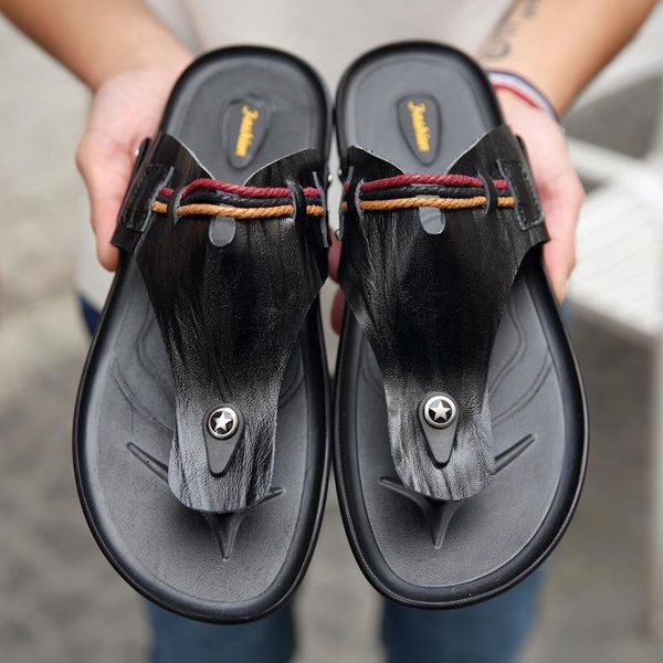 slippers rope sandals for men straw flip flops men's bulk fish slapi sandalias de cuero para hombre shoes leather, Black
slippers rope sandals for men straw flip flops men's bulk fish slapi sandalias de cuero para hombre shoes leather, Black