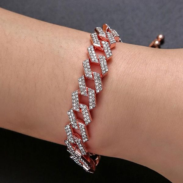 link, chain hip hop trendy thick bracelets exquisite crystal woman 3 color mental figaro easy-wear drawstring man jewelry, Black
link, chain hip hop trendy thick bracelets exquisite crystal woman 3 color mental figaro easy-wear drawstring man jewelry, Black