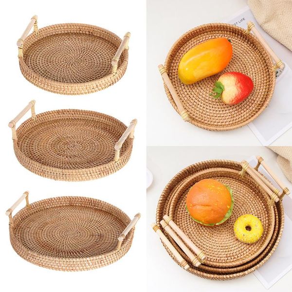 kitchen storage & organization 1pc multifunctional rattan handwoven tray food platter fruit basket baskets with handle home accessories
kitchen storage & organization 1pc multifunctional rattan handwoven tray food platter fruit basket baskets with handle home accessories