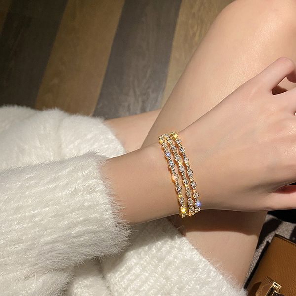 european and american court style design bangle feeling full of diamond open bracelet, Black
european and american court style design bangle feeling full of diamond open bracelet, Black