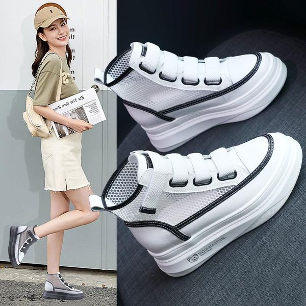 dress shoes high-white female summer 2021 wild hollow breathable thick-soled thin casual sports, Black
dress shoes high-white female summer 2021 wild hollow breathable thick-soled thin casual sports, Black
