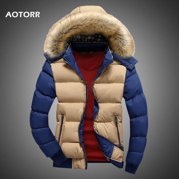 men's down & parkas men jacket winter male casual hooded outwears coat warm fur parka overcoat solid thick fleece zipper jackets 2021, Black
men's down & parkas men jacket winter male casual hooded outwears coat warm fur parka overcoat solid thick fleece zipper jackets 2021, Black