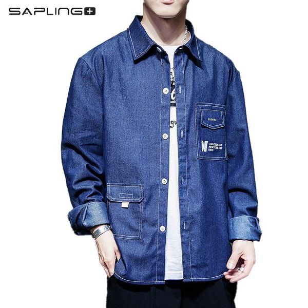men's casual shirts spring autumn men's denim long-sleeved jean shirt male korean youth cotton workwear thin oversize jacket, White;black
men's casual shirts spring autumn men's denim long-sleeved jean shirt male korean youth cotton workwear thin oversize jacket, White;black