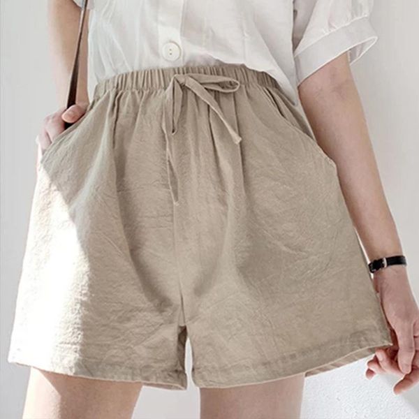 women's shorts s-xl 10colors loose high waist lace-up simple casual solid cotton linen woman summer outdoor sports pants, White;black
women's shorts s-xl 10colors loose high waist lace-up simple casual solid cotton linen woman summer outdoor sports pants, White;black