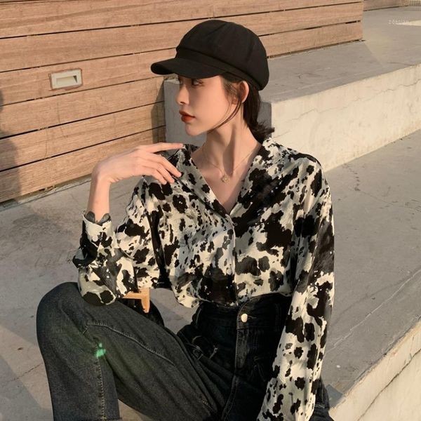 blouse women shirt korean version retro ink painting loose ladies bl096 women's blouses & shirts, White
blouse women shirt korean version retro ink painting loose ladies bl096 women's blouses & shirts, White