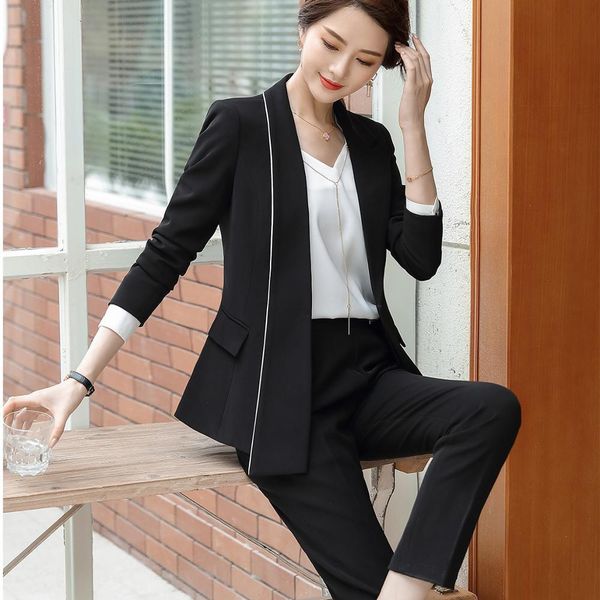 pant black white women winter s-5xl chinese style for el work female blazer suit and matching pants
pant black white women winter s-5xl chinese style for el work female blazer suit and matching pants