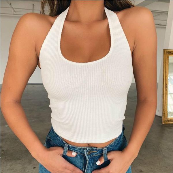 women's tanks & camis womens casual slim sleeveless tank vest solid color crop for ladies fitness women clothing, White
women's tanks & camis womens casual slim sleeveless tank vest solid color crop for ladies fitness women clothing, White