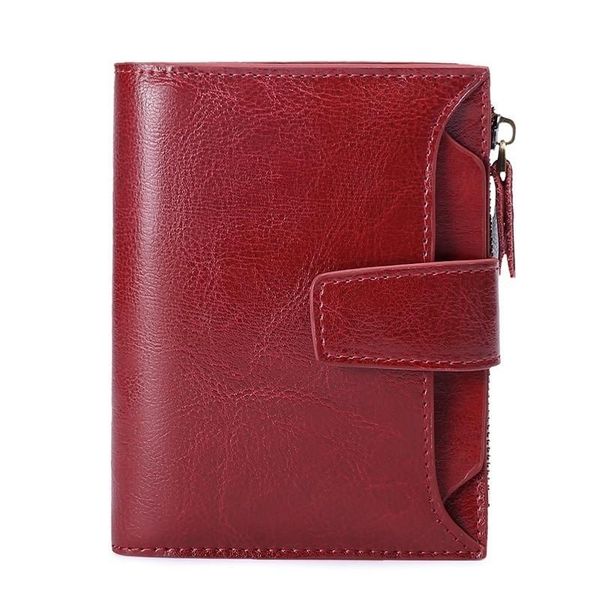 wallets women's wallet cow leather small women short zipper ladies coin purse card holder femme mini, Red;black
wallets women's wallet cow leather small women short zipper ladies coin purse card holder femme mini, Red;black