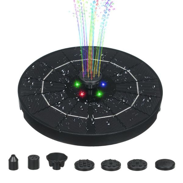 garden decorations 1800/2200mah solar water fountain pump colorful led lights floating swimming pools pond lawn decor
garden decorations 1800/2200mah solar water fountain pump colorful led lights floating swimming pools pond lawn decor