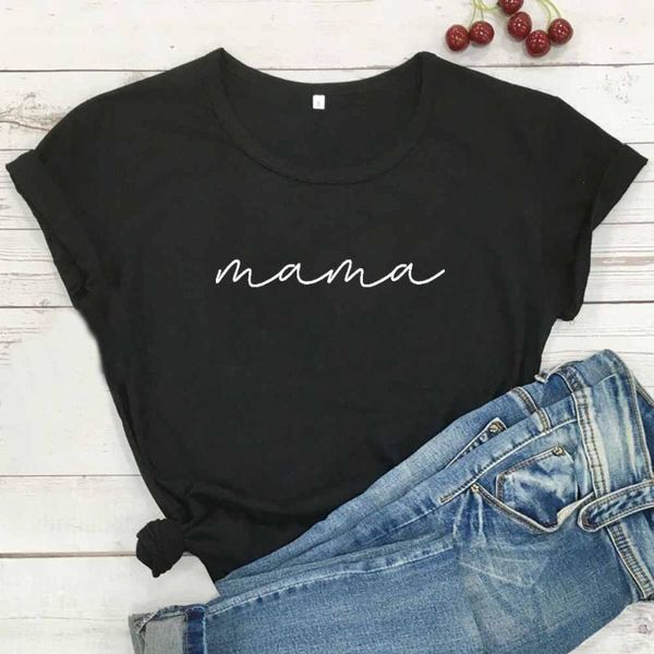 women's t-shirt mama t shirt women short sleeve gift for mom cotton tshirt tee femme casual camisetas mujer, White
women's t-shirt mama t shirt women short sleeve gift for mom cotton tshirt tee femme casual camisetas mujer, White