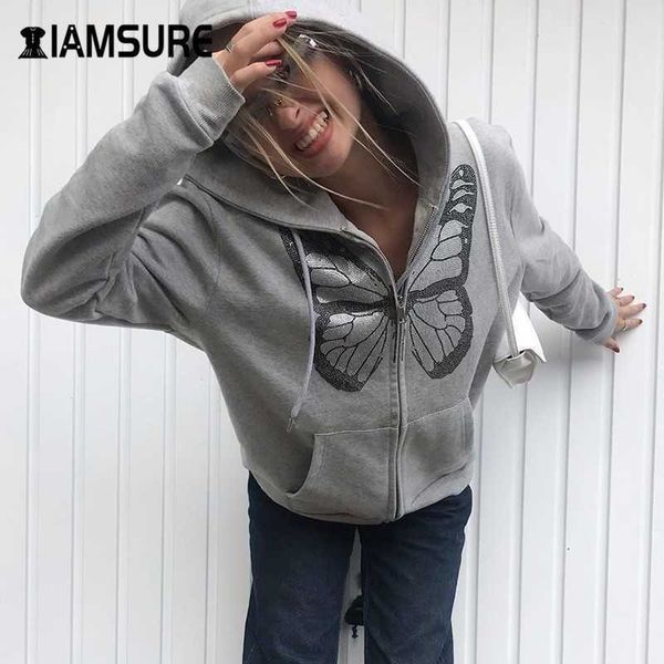iamsure flanders pattern rits up casual losse 90s hoodies retrieve y2k fashion long mouwen gray oversized women's sweatshirts, Black
iamsure flanders pattern rits up casual losse 90s hoodies retrieve y2k fashion long mouwen gray oversized women's sweatshirts, Black