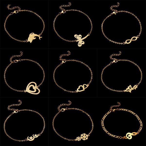 charm bracelets pulseras mujer moda stainless steel silver color gold ketting origami elephant for women bileklik friendship gift, Golden;silver
charm bracelets pulseras mujer moda stainless steel silver color gold ketting origami elephant for women bileklik friendship gift, Golden;silver
