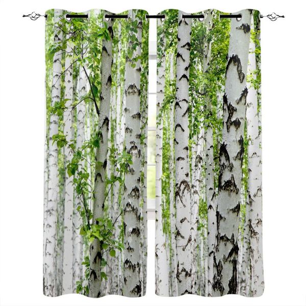 white birch green curtain for living room kids decoration bedroom window treatment drapes &
white birch green curtain for living room kids decoration bedroom window treatment drapes &