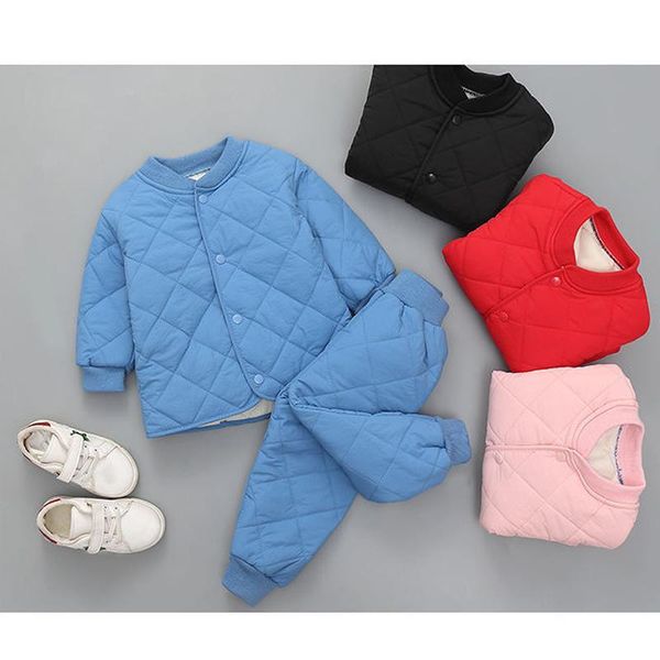 clothing sets 2 pcs/set winter cotton suit for children's autumn clothes + pants warm cardigan boys girls down padded jacket, White
clothing sets 2 pcs/set winter cotton suit for children's autumn clothes + pants warm cardigan boys girls down padded jacket, White