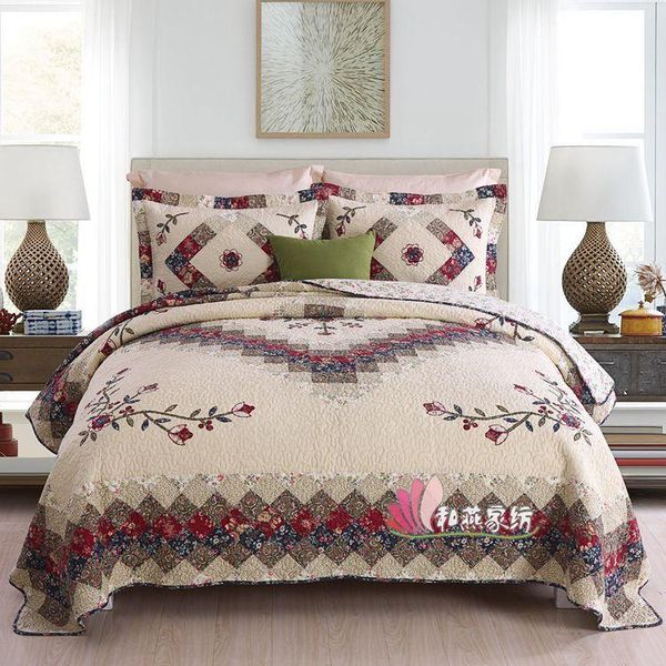 bedding sets cross-border bed three-piece set king code washing hand-stitched collage embroidery quilted by of american
bedding sets cross-border bed three-piece set king code washing hand-stitched collage embroidery quilted by of american